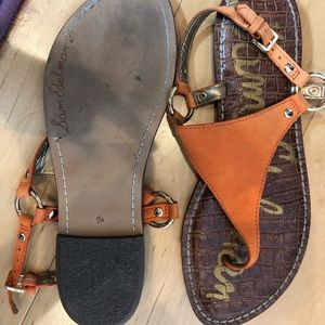 Sam Edelman Orange Sandals